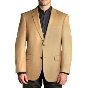 Haspel 100% Camel Hair Tan Sport Coat Men's Size 40R